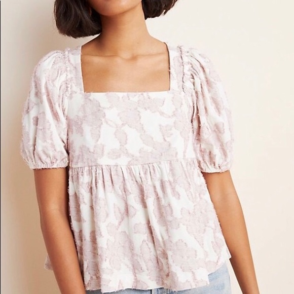 ❌SOLD❌Anthropologie Pink Babydoll Top NWOT - Picture 5 of 5